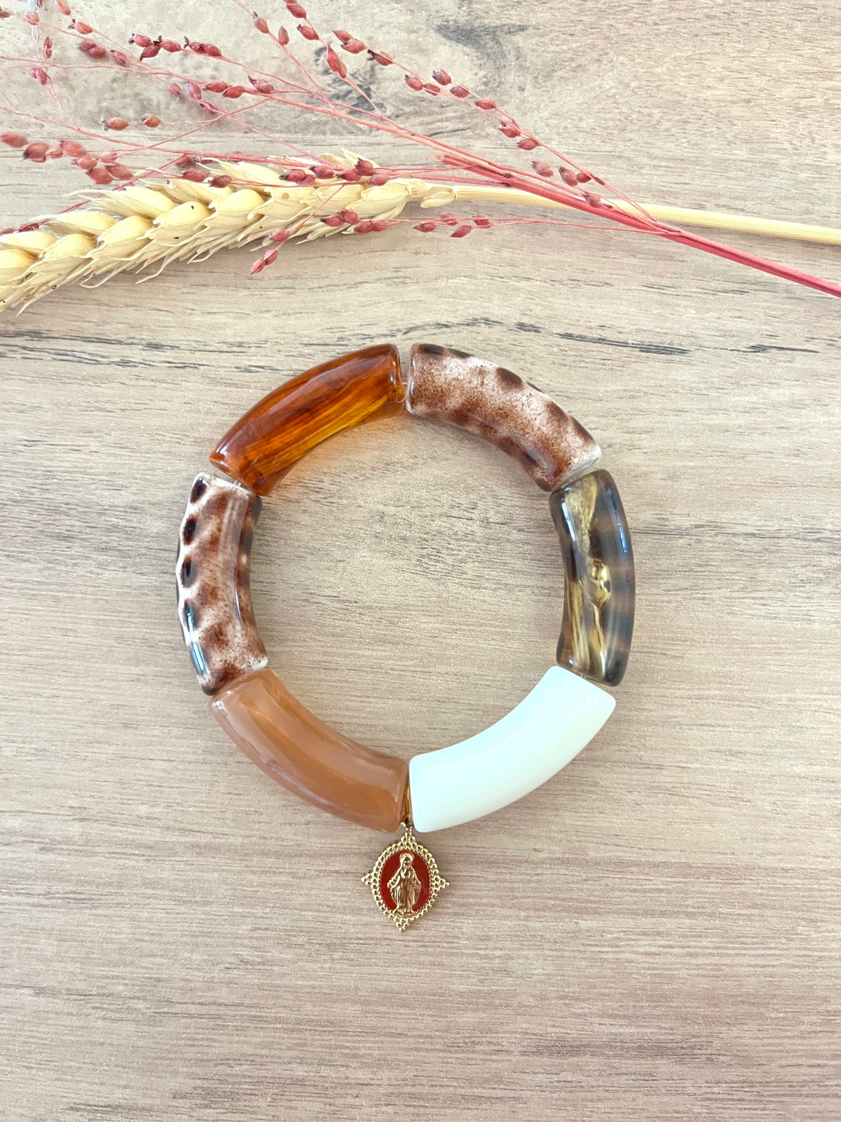 Bracelet chocolat/léopard ✨