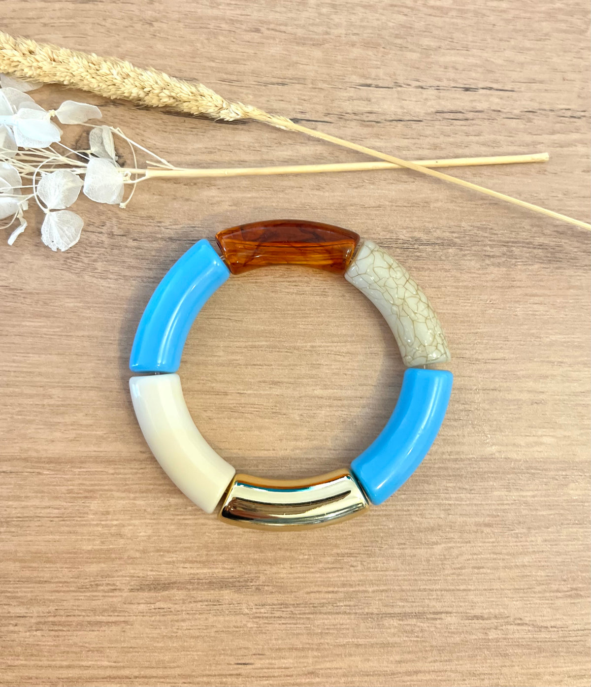 Bracelet bleu/doré ✨